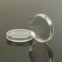 10 PCS Applied Clear Round Cases Coin Storage Capsules Holder Round Plastic 18-38mm 2