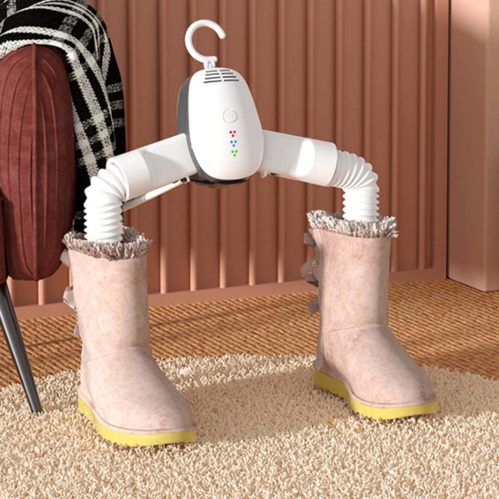 Secadora eléctrica plegable para ropa, botas, Perchero de perchas de viaje inteligente, Máquina secadora de ropa| - AliExpress