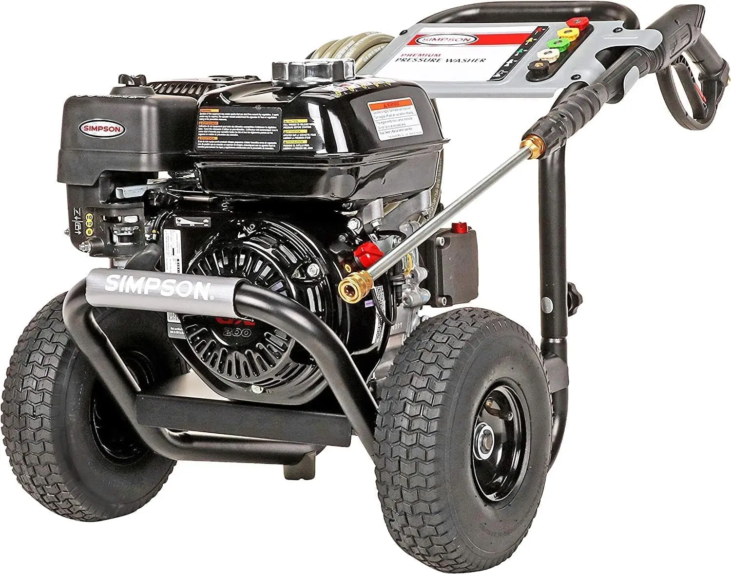 

Очистка PS3228 PowerShot 3300 PSI газовый мойщик высокого давления, 2,5 GPM, двигатель Honda GX200, включает распылитель и удлинительную трубку