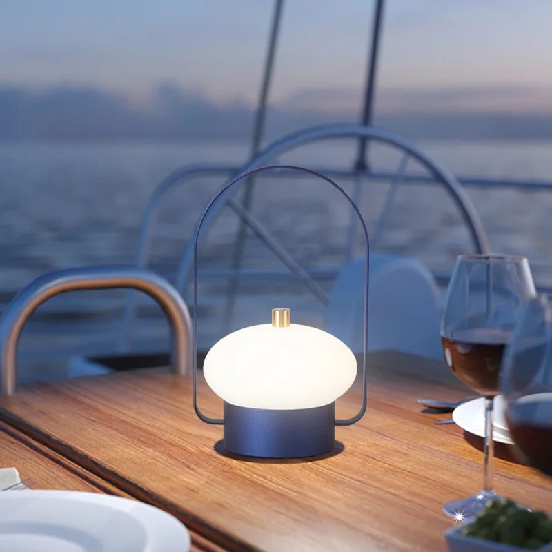 

Camping Light Nordic Portable Bedside Light Picnic Rechargeable LED Table Light Store Bedroom Decoration Atmosphere Light
