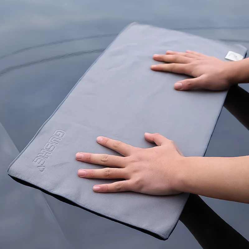 Suede Coral Super Absorb Water Wipe Rag Car Detailing Cleaning Drying Towel Microfiber Double-sided Car Clean Cloth