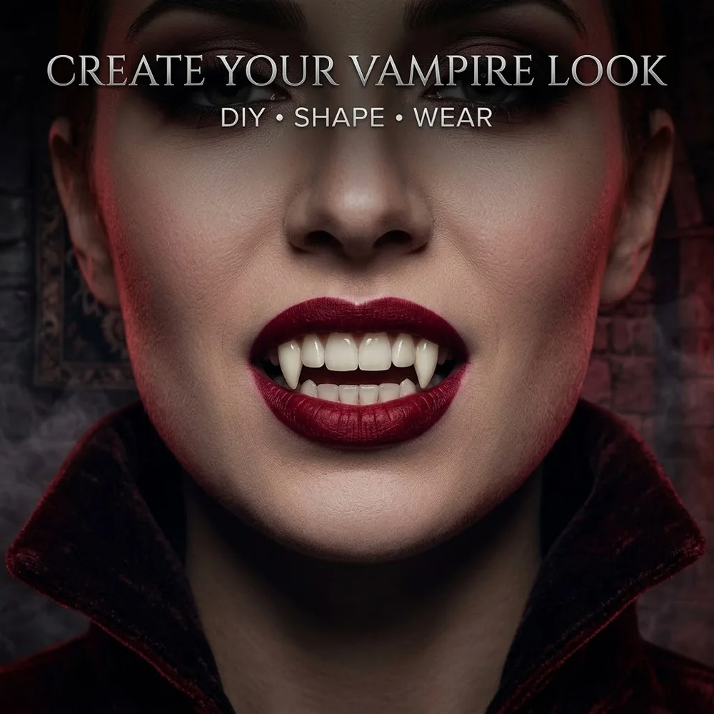 Vampire Fangs Moldable Thermal Beads DIY Kit