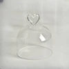 Diameter=15cm Different Height=15cm  17cm 18.5cm Glass Dome Vase Home Deocration Transparent Cover Wedding Prop Birthday Gift 2