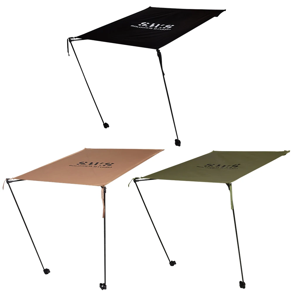 Lounge Chair Sunshade UV Protection Outdoor Moon Chair Awning Adjustable Camping Folding Canopy for Helinox Moon