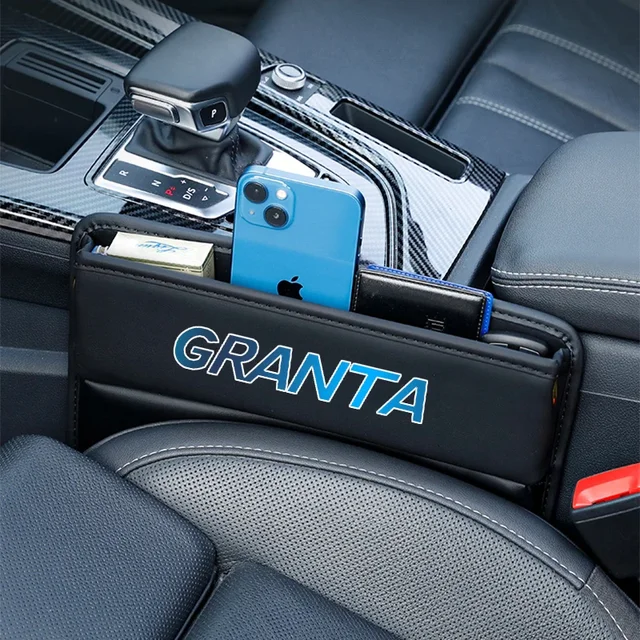 Car Seat Gap Organizer Seat Side Bag For lada-GRANTA 2023 Reserved Charging Cable Hole Car Accessori