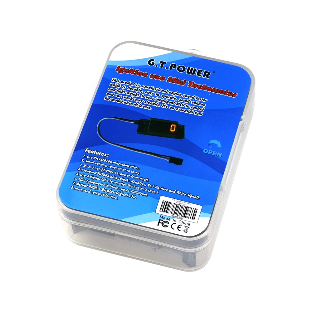 Mini Tachymètre GT Power pour Moteur RC - RPM 30000 tr/min
