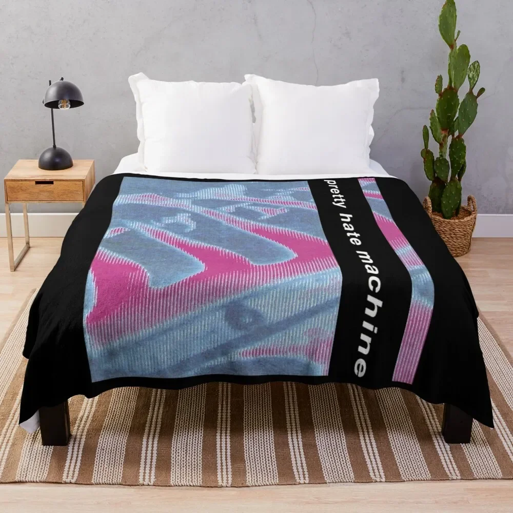 

pretty hate machine Throw Blanket warm winter warm for winter Custom Blankets
