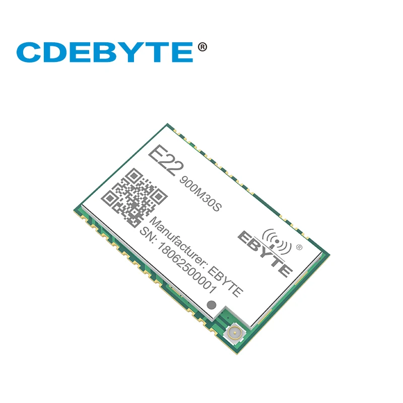 SX1262 LoRa Module Ebyte E22-900M30S 915MHz 30dBm Long Range IoT Transceiver SMD PA LNA IPEX Stamp Hole Transmitter and Receiver