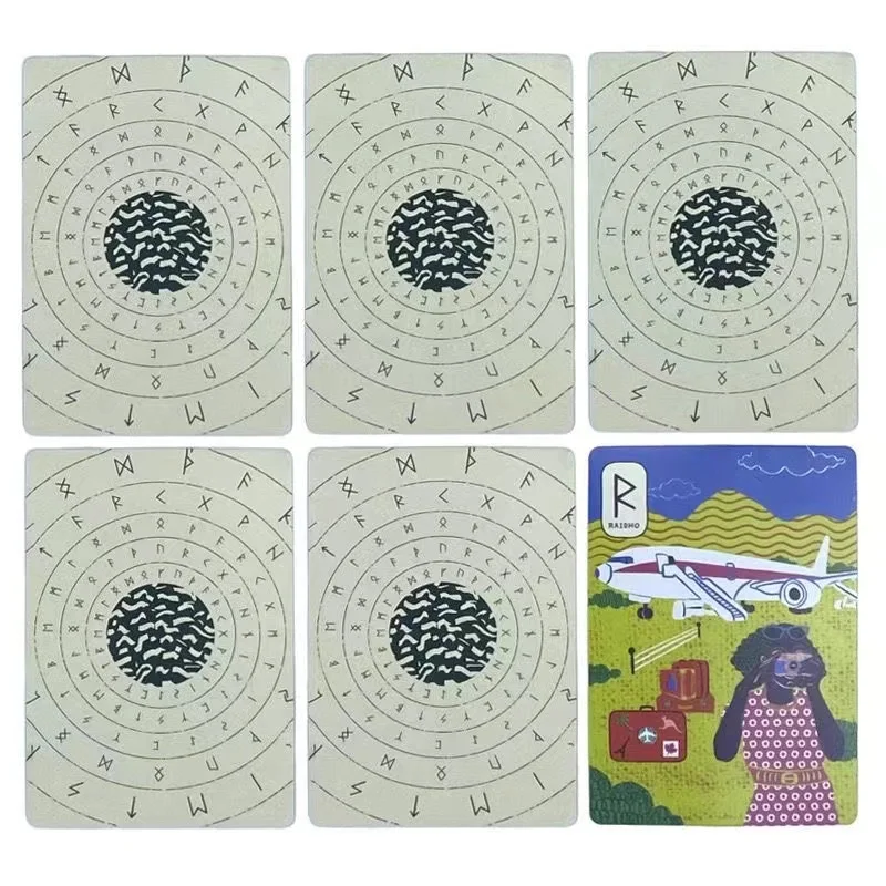 NEW Runes for modern life oracle cards Tarot Deck Tarot Card Board Game Oracle Cards Tarot Deck Divination Astrology 3