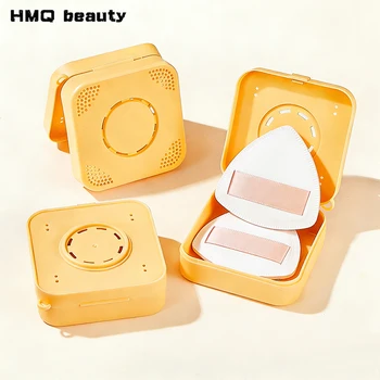 Ultra-Soft Makeup Sponge Set Triangle Shape Powder Puffs Air Cushion Foundation Blender with Storage Box Wet/Dry Cosmetic Tools 1