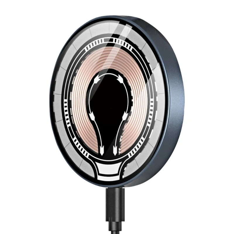 

E56B Магнитная беспроводная зарядная панель Док-станция 3-в-1 Станция быстрой зарядки 15 Вт для телефонов