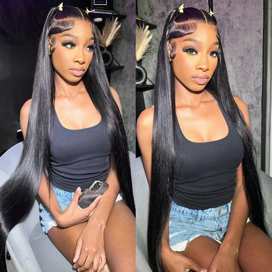 

30 40 Inch 13X6 Hd Lace Frontal Wig Glueless Hd Lace Wig 13X6 Human Hair 13X4 Lace Front Human Hair Wig Straight Lace Front Wigs