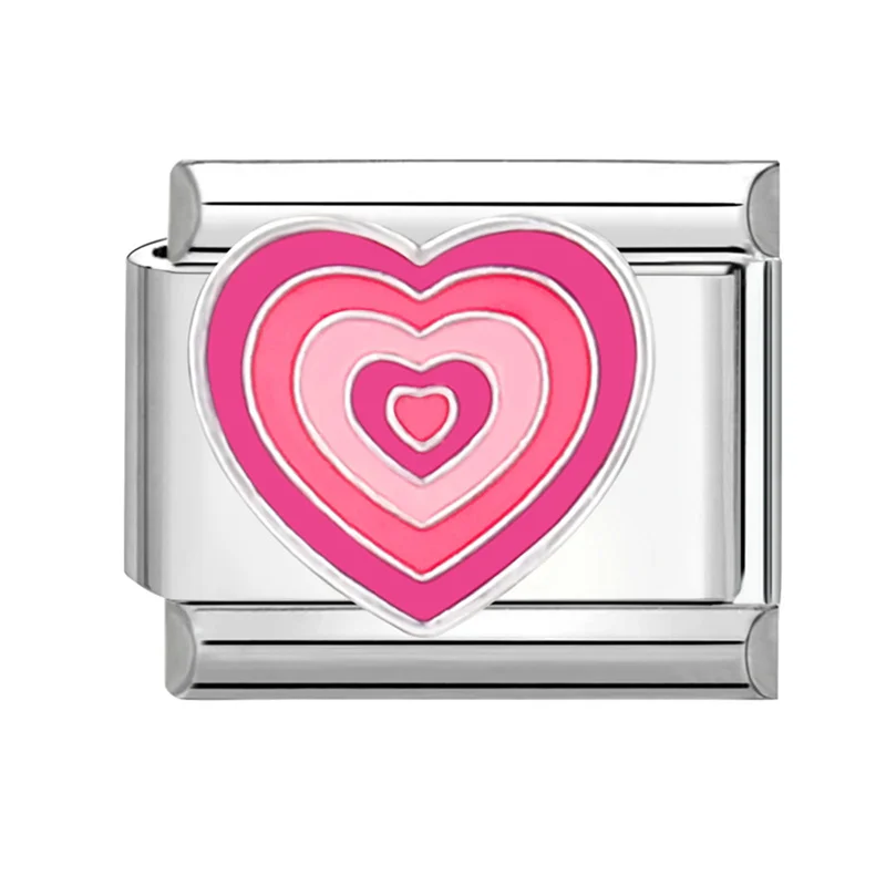 It Charm Links Fit 9mm Stainless Steel Bracelet Jewelry DIY