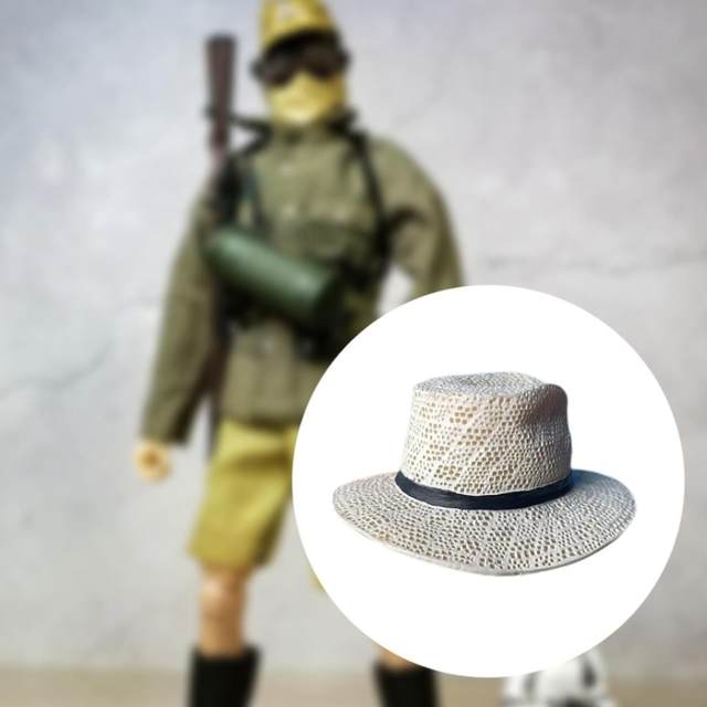 1/6 Mini Western Hat Pretend Play Props Miniature Doll Hat Western Doll Cap Action Figure Accessory for 12