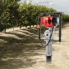 1900W Gasoline Pile Driver 52cc 2 Stroke Engine Post Driver Air Cooling Single-cylinder Petrol Garden Fencing Push Pile Tool 6