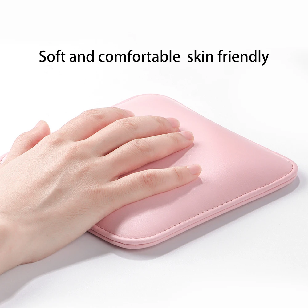 Square Microfiber Leather Nail Arm Rest Professional Non-Slip Nail Technician Arm Rest Pillow Cushion Salon Manicure Elbow Pad 5