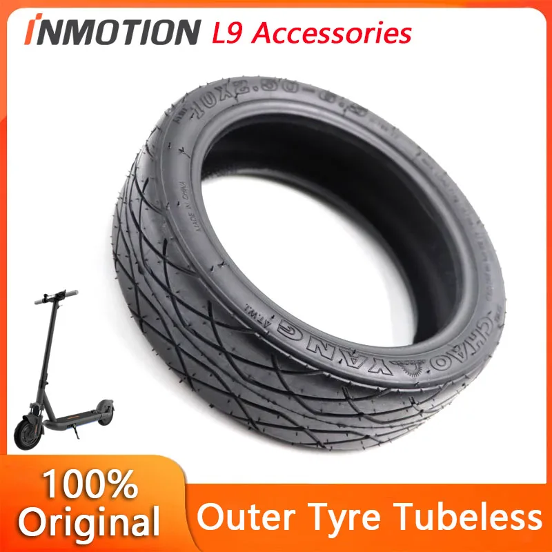 Pneumatico Esterno Tubeless 10x2.50-6.5 Per Monopattino Elettrico INMOTION L9 - Ricambio Ruota, Copertone, Linea Blu O Senza (Spedizione Casuale)