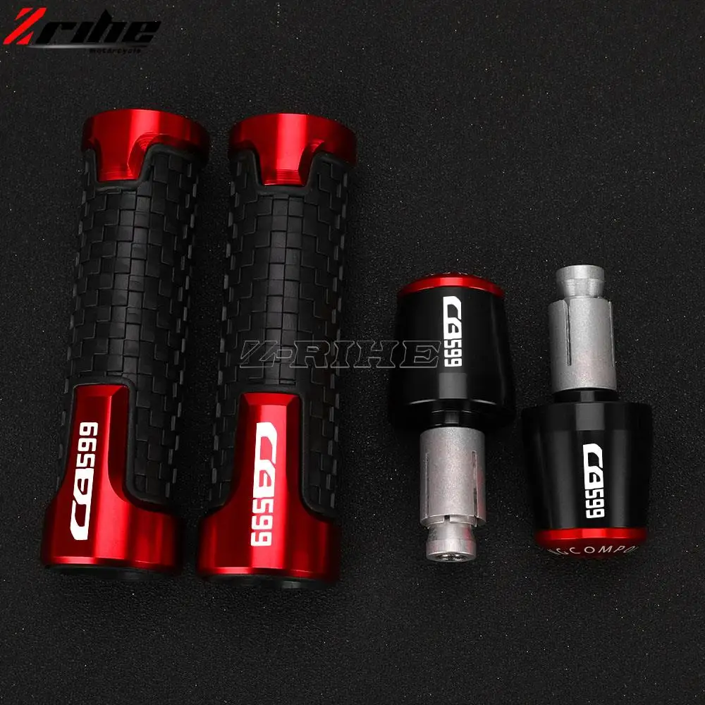 

22MM Handlebar Grips Handle Bar Cap End Plugs For Honda CB599 HORNET CB 599 1998-2013 2013 2011 2010 2009 Motorcycle Accessories