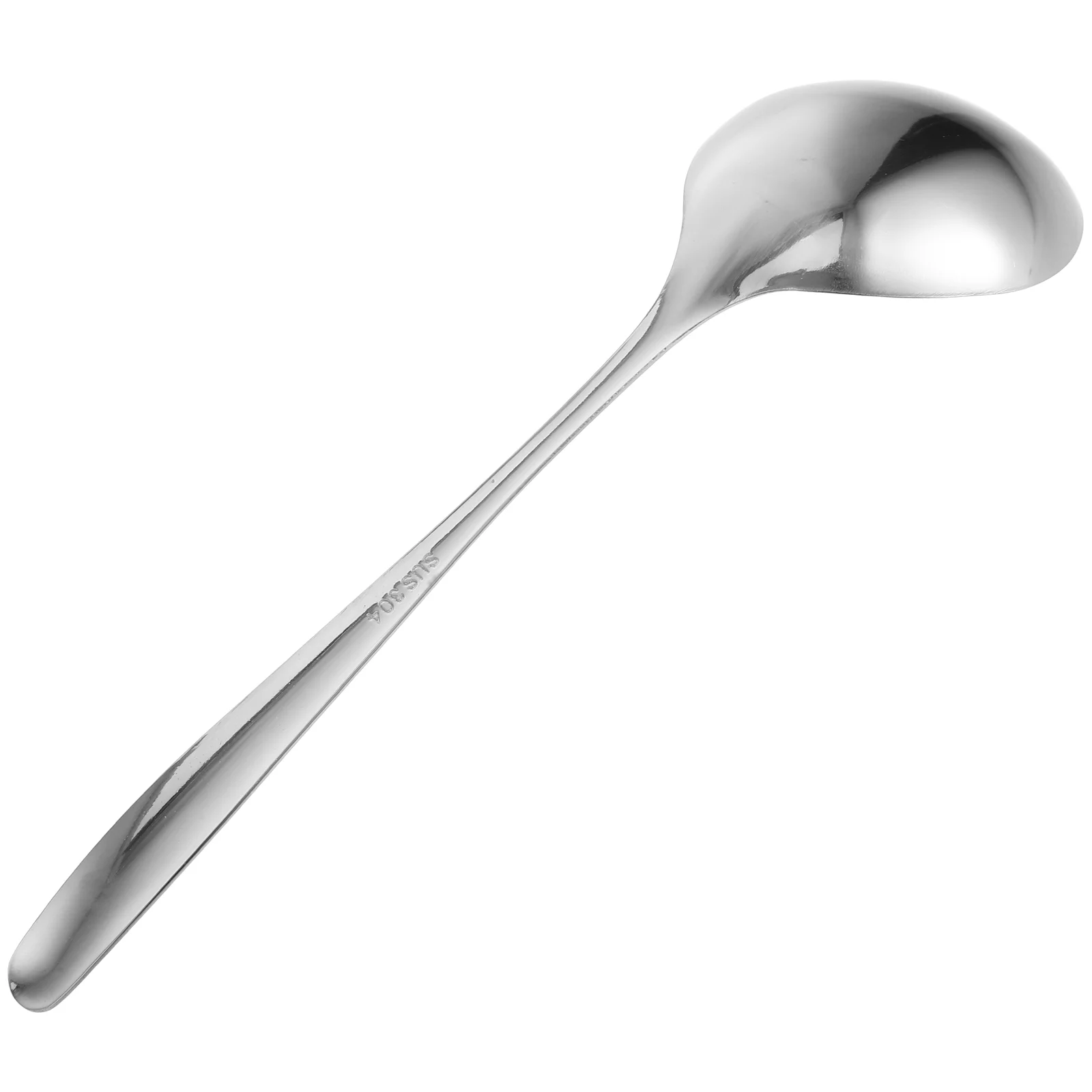 Spoon Stainless Steel Serving Gravy Ladle Sauce Chopsticks Set Dinner Spoons Long Soup Silver Cooking