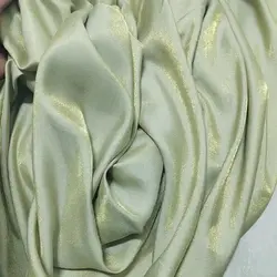 Purple Blue Iridescent Satin Fabric - Luxuriously Soft and Smooth Draping Material for DIY Clothing and Crafts (Sage Green)