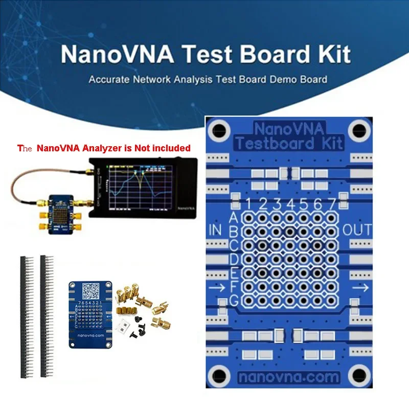 NanoVNA Testboard Kit Vector Network Analysis Test Board Demo Board