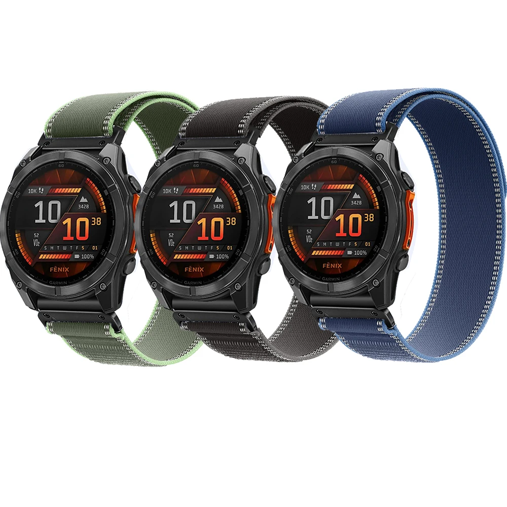Versatile Nylon Watch Strap, Available in Multiple Sizes