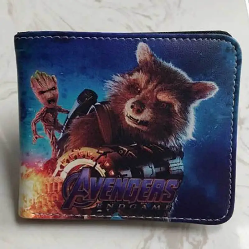 thumbnail image 1 of MINISO Disney Avengers Superhero Cartera corta de PU Cartera de estudiante Cartera para hombres Cartera para mujeres, 1 of 5