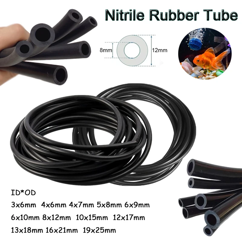 Durable Black Nitrile Rubber Fuel Hose