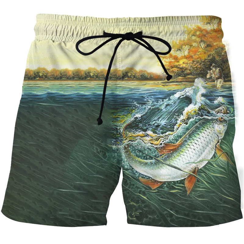 Mens Beach Shorts Surfing Hawaiian Board Sports