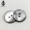 10PC Natural Black Mother of Pearl Shell Grey Round 2-holes Flatback Button DIY Suit Cufflinks Invitation Scrapbook Sewing Decor 6