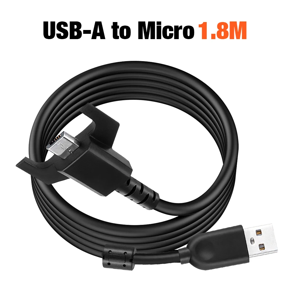 1,8 м змінний USB-кабель для заряджання даних для бездротової ігрової миші Logitech G Pro X Superlight Glorious Model O D