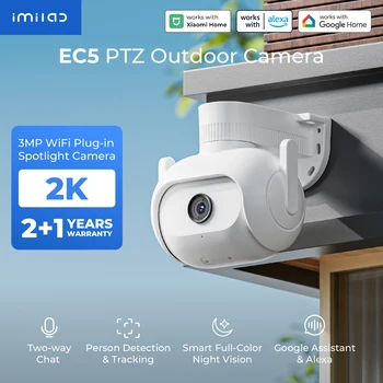 IMILAB EC5 -Smart Security System Kit, Outdoor Video Surveillance, Wireless App Control, Floodlight Camera, Wi-Fi, 2K 1