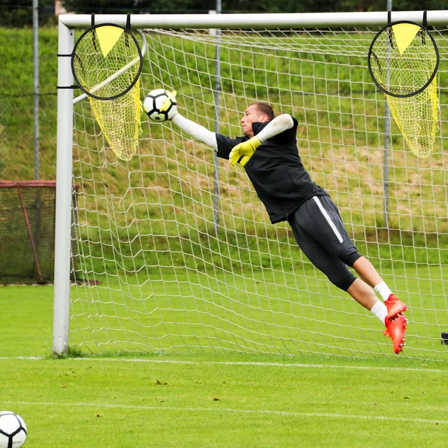 1/2pcs Soccer Training Shooting Net Equipment Football Training Target Net Goal Youth Free Kick Practice Shooting Soccer Topshot 4