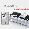 Bathroom Shower Storage Rack Organizer No Drilling Lifting Rod Shower Head Holder Shower Gel Shampoo Tray Holder Pole Shelves 6