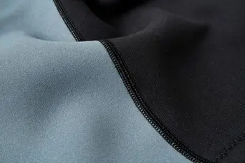Oulylan Men's Split Long Sleeve Surf Snorkel Top Jacket 2mm Neoprene Wetsuit Warm Water Sports Surf Diving Swimming 6