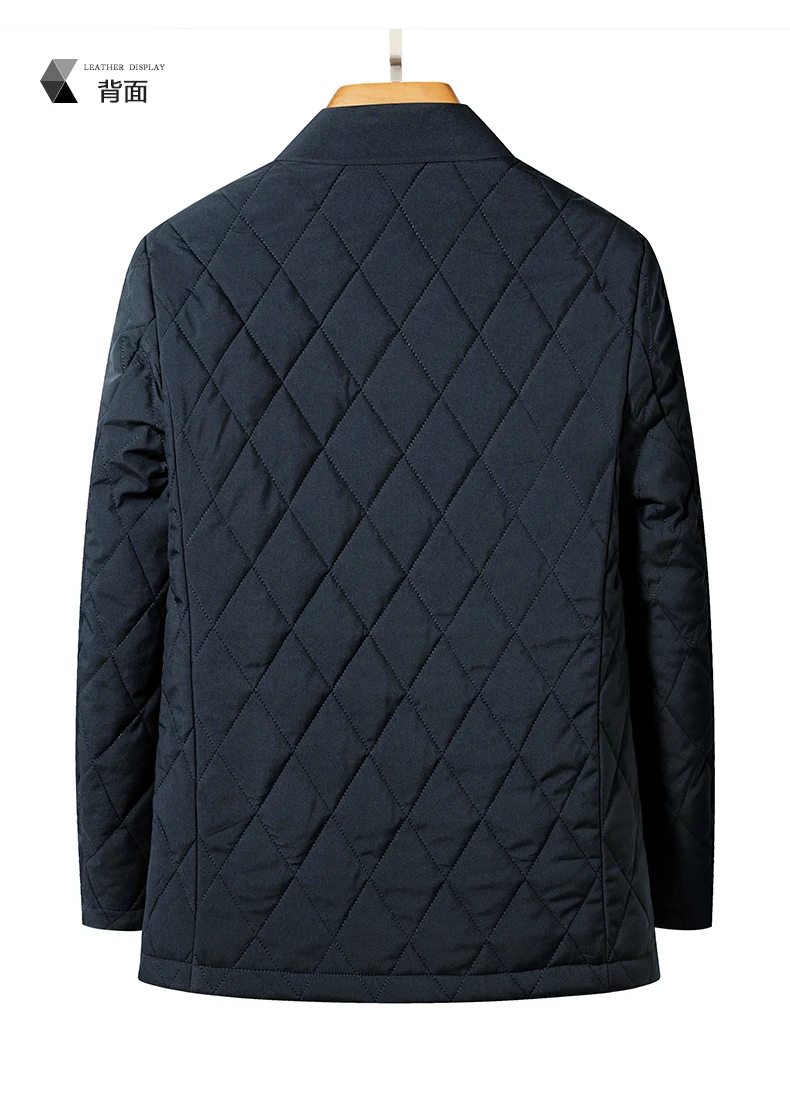 High quality Men's Cotton Padded Jackets Winter Thicken Warm Coats Lightweight Men Streetwear Quilted Jacket
