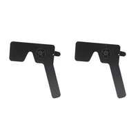 2PCS Optometry Accessories Eye Shields Eye Shields Vision Adjustment Ruler Test Eyesight  Black 1
