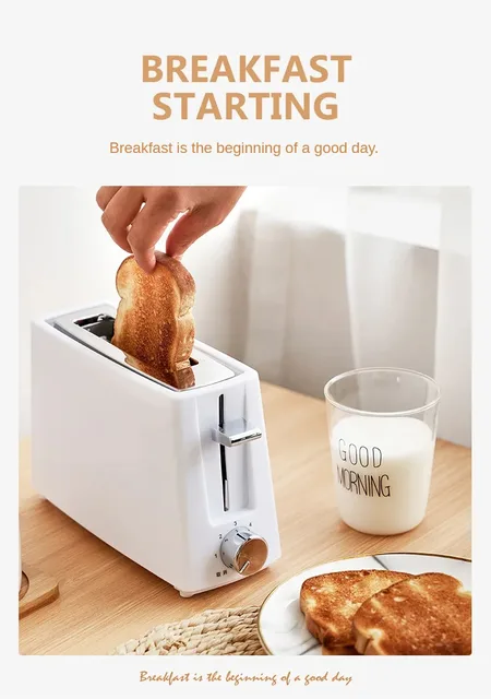 HA-LIFE 1Slice Touchscreen Toaster, Mini Stainless Steel Toaster，Multifunction  Breakfast Machine Sandwich Household - AliExpress