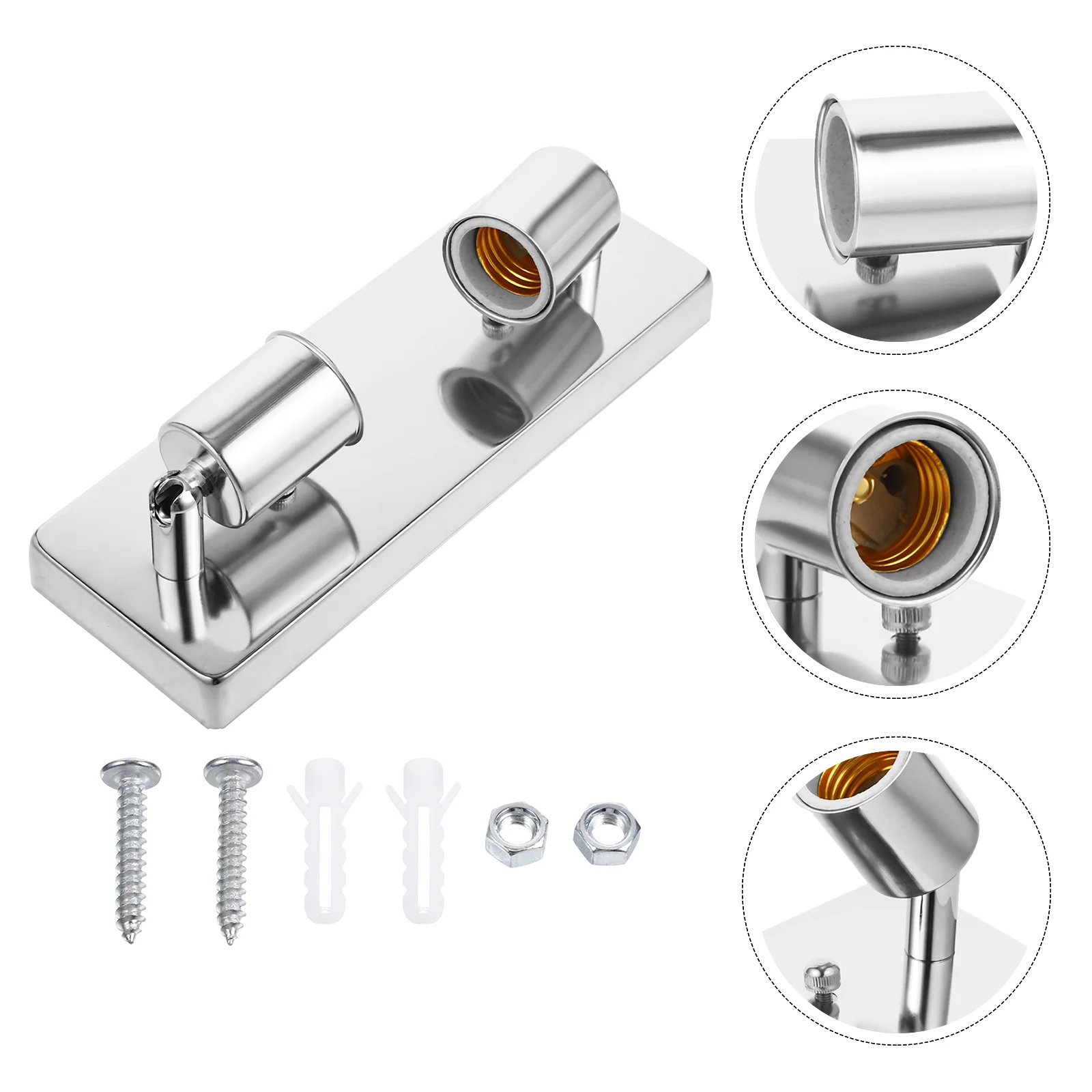 

Lamp Parts for Making Lamps Bulb Socket Base Light Bulbs Sockets Holder E27 Ceiling Mount
