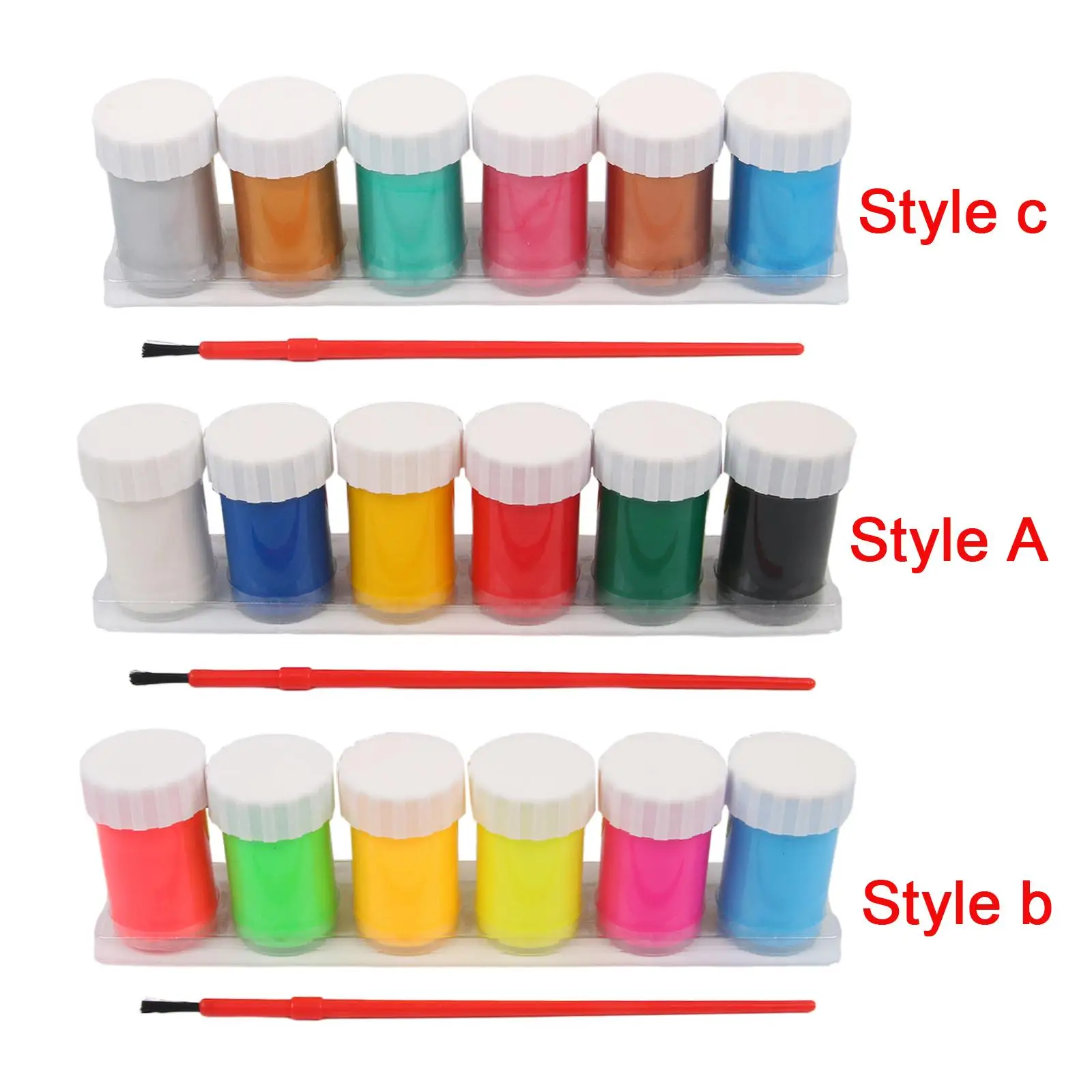 Washable Paint for Kids Pumpkin Paint Poster Paint Set 6 Count for Advertising Graffiti Classroom Arts Craft Supplies School Washable Paint for Kids Pumpkin Paint Poster Paint Set 6 Count for Advertising Graffiti Classroom Arts Craft Supplies School