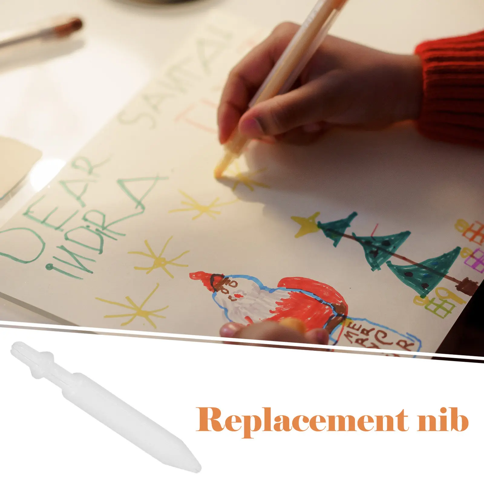 20개 아크릴 페인트 마커 교체용 닙, 정밀한 디테일 작업을 위한 0.7mm 나일론 팁, 캔버스, 나무, 플라스틱에 사용 가능한 영구 마커