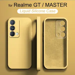  Funda compatible con Realme GT Master Edition de silicona,  color morado, suave y sedosa Realme GT Master Edition a prueba de golpes,  antihuellas : Celulares y Accesorios