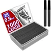 1000Pcs/box 0.9mm 2B Mechanical Pencil Refill Mechanical Pencil Leads 2B Pencil Automatic Pencil Core Refill School Black 1