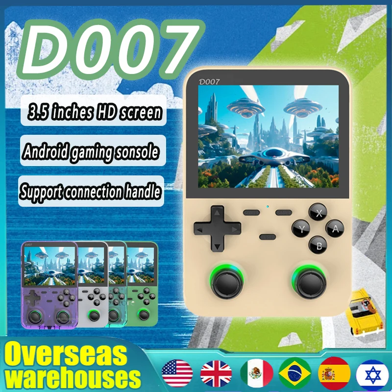 

D007 PLUS X6 High Endurance Handheld Game Console 3.5inch HD Screen 3d Stereo Sound Effect Classic Nostalgic Arcade Game