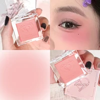 Flawless matte blush, pink - waterproof, suitable for all skin tones, portable travel style 1