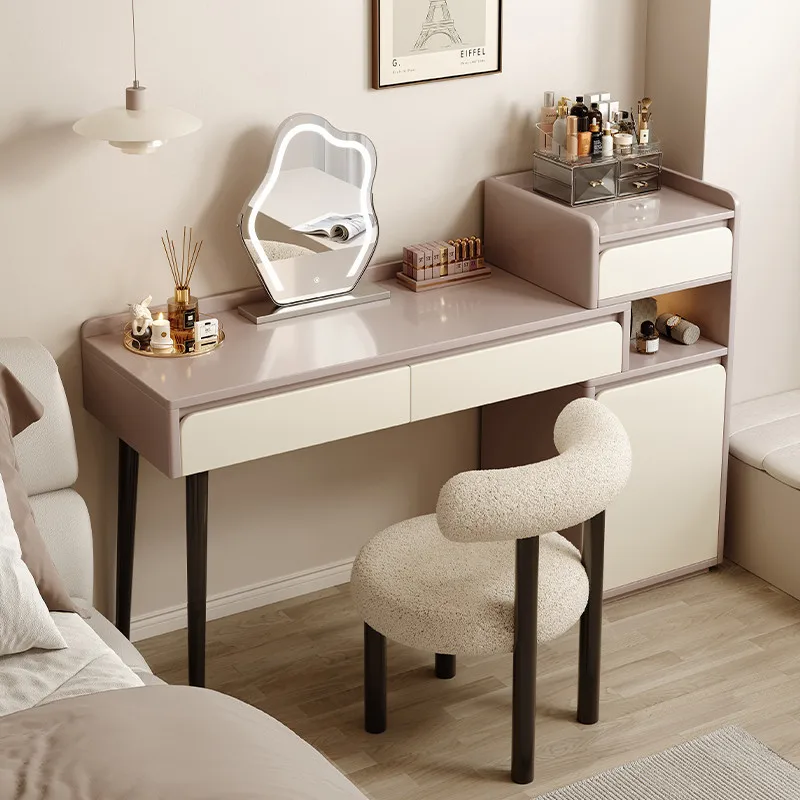 

Makeup Wood Storage Dressers Light Bedroom Organizer Dining Hotel Cosmetic Dressers Luxury Schminktisch Room Furnitures HDH