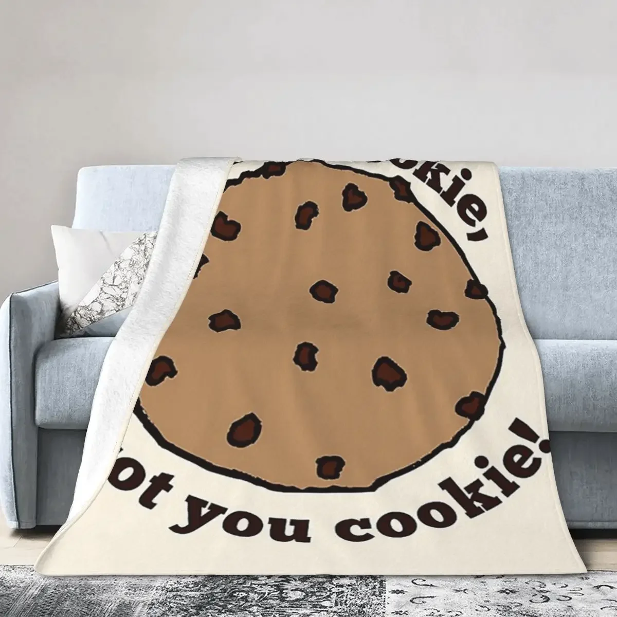 

Gave Me Cookie, Got You Cookie Blanket Soft Warm Flannel Throw Blanket Bedspread for Bed Living room Picnic Travel Home Sofa