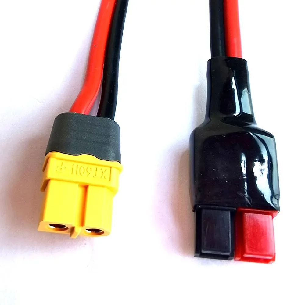 XT60H-F to 45A Anderson Plug Cable XT60 Female to Anderson Solar Power Cord Adapter Cable 12AWG Tinned Copper Power 1M solar panel connector cable