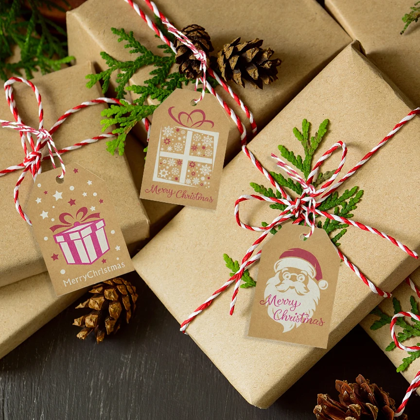 

100 шт./партия, подвески для упаковки подарков