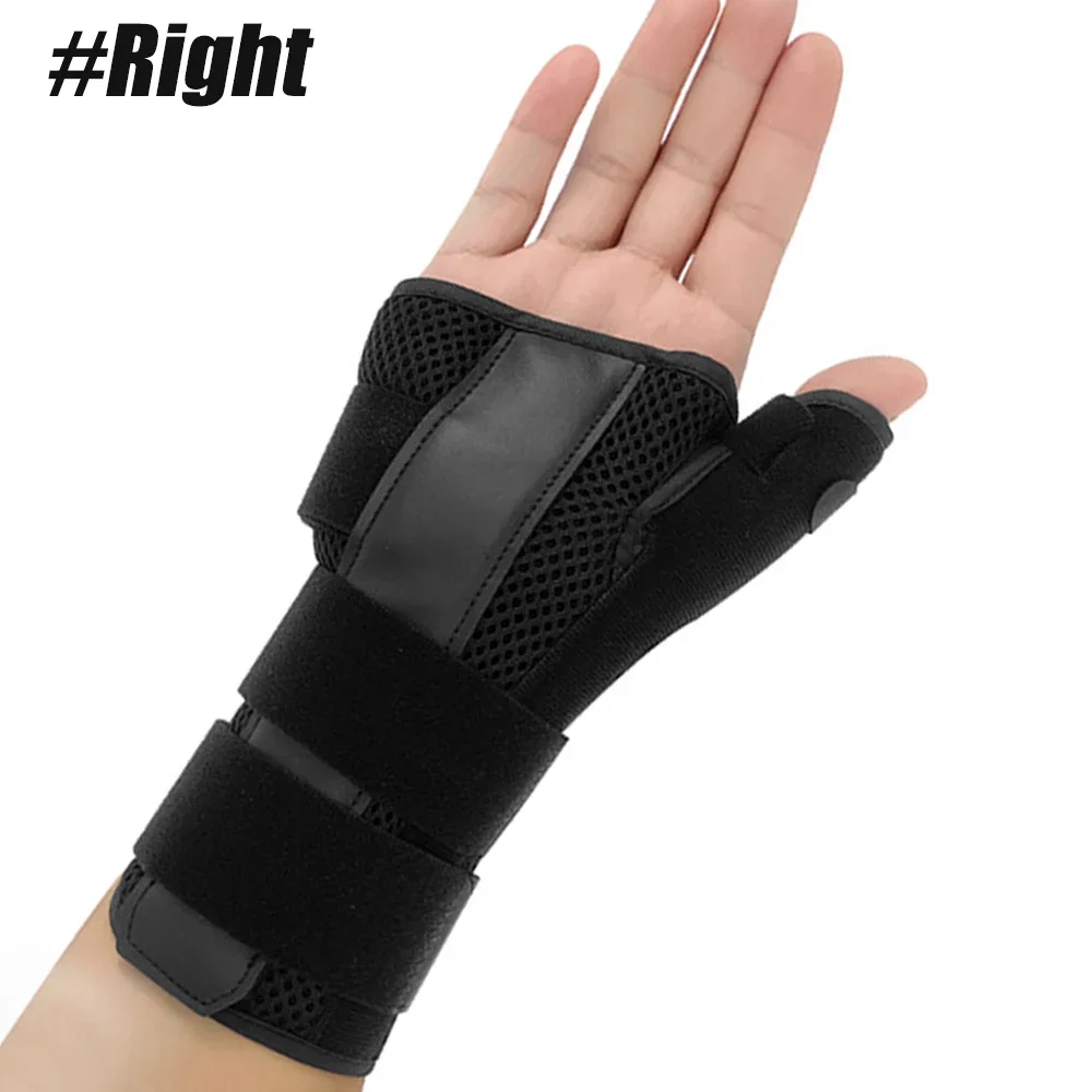 Nuovo pollice Spica Stecca Stabilizzatore Supporto per il polso Brace Protector Tendine del tunnel carpale Sollievo dal dolore Immobilizzatore mano destra sinistra  18
